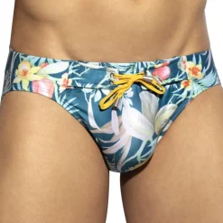 ES Collection Maillots De Bain Push Up|Slips De Bain-Slip de Bain Hawaï Bleu