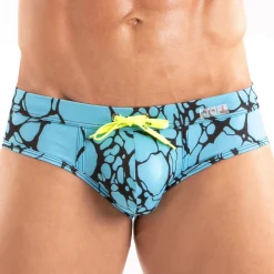 TOF Paris Slips De Bain-Slip de Bain Imprimé Bleu