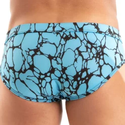 TOF Paris Slips De Bain-Slip de Bain Imprimé Bleu