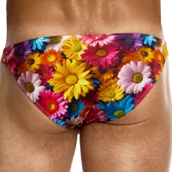 Modus Vivendi Slips De Bain-Slip de Bain Low Cut Daisies Multicolore