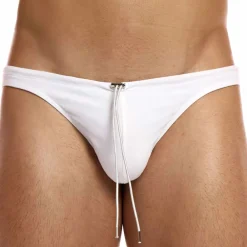 Modus Vivendi Slips De Bain-Slip de Bain Low Rise Chameleon Blanc