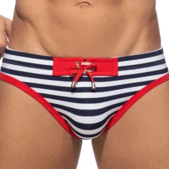 Addicted Maillots De Bain Push Up|Slips De Bain-Slip de Bain Marin Rouge