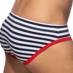 Addicted Maillots De Bain Push Up|Slips De Bain-Slip de Bain Marin Rouge