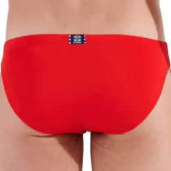 HOM Slips De Bain-Slip de Bain Micro Nautical Cup Rouge