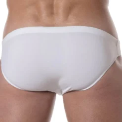 TOF Paris Slips De Bain-Slip de Bain Mini Uni Blanc