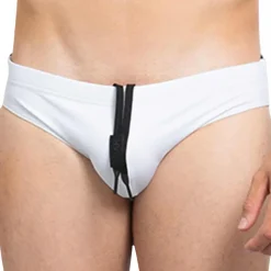 YEAH! Slips De Bain-Slip de Bain Original Stage Blanc - Noir