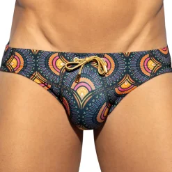 ES Collection Slips De Bain-Slip De Bain Paon Noir