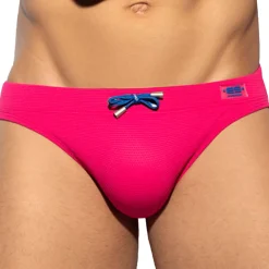 ES Collection Maillots De Bain Push Up|Slips De Bain-Slip de Bain Piqué Fuchsia