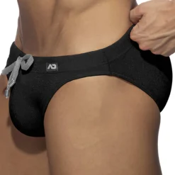 Addicted Maillots De Bain Push Up|Slips De Bain-Slip de Bain Piqué Noir