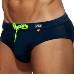 Addicted Maillots De Bain Push Up|Slips De Bain-Slip de Bain Racing Side Bleu Marine