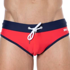 SKU Slips De Bain-Slip de Bain Rouge