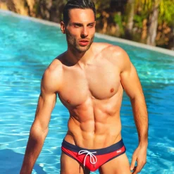 SKU Slips De Bain-Slip de Bain Rouge