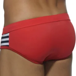 Addicted Maillots De Bain Push Up|Slips De Bain-Slip de Bain Sailor Colored Rouge