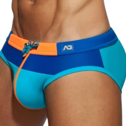 Addicted Slips De Bain|Maillots De Bain Push Up-Slip de Bain Spike Bleu Roi - Turquoise