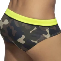 Addicted Maillots De Bain Push Up|Slips De Bain-Slip de Bain Sport Detail Binding Camouflage