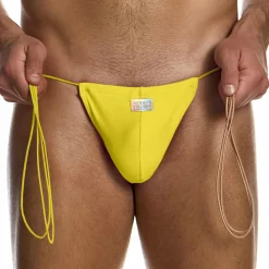 Modus Vivendi Slips De Bain-Slip de Bain Tanga Chameleon Citron
