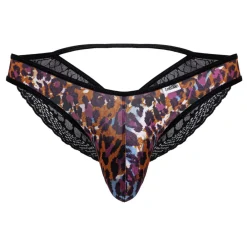 CandyMan Slips Sexy-Slip Dentelle Léopard