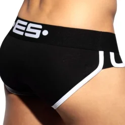 ES Collection Slips-Slip Double Side Coton Noir - Blanc