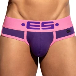 ES Collection Slips-Slip Double Side Coton Violet - Rose