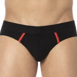 Doreanse Slips Sexy-Slip Elegant Zip Noir