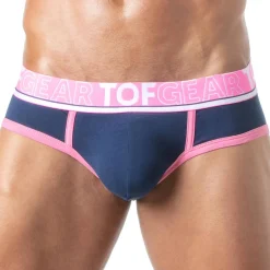 TOF Paris Slips Sexy-Slip Empty Bottom Champion Bleu Marine