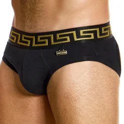 Modus Vivendi Slips Sexy-Slip Empty Bottom Meander Noir