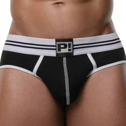 Pump! Slips Sexy|Sous-Vêtements Sport-Slip Empty Bottom Round2 Noir