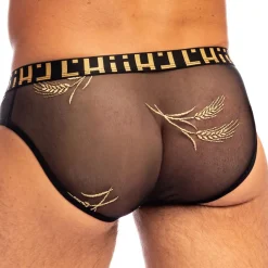 L'Homme invisible Slips Sexy-Slip Freedom Epi d'Or Noir