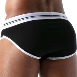 TOF Paris Slips-Slip French Coton Noir