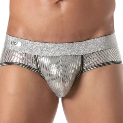 TOF Paris Slips Sexy-Slip Glitter Argent