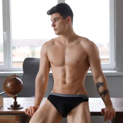 Marcuse Sous-Vêtements Sport|Mini Slips-Slip Huxley Noir