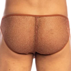 L'Homme invisible Slips Sexy|Poche Ergonomique-Slip Invisible V Fire & Gold Cuivre