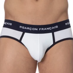 Garçon Français Slips-Slip Le Tombeur Blanc