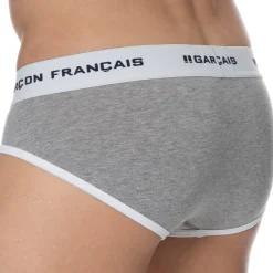 Garçon Français Slips-Slip Le Tombeur Gris Chiné