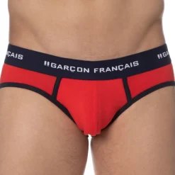 Garçon Français Slips-Slip Le Tombeur Rouge