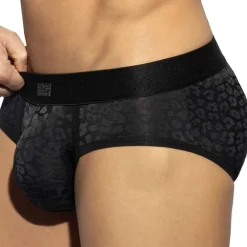 ES Collection Slips Sexy-Slip Léopard Noir