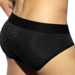 ES Collection Slips Sexy-Slip Léopard Noir