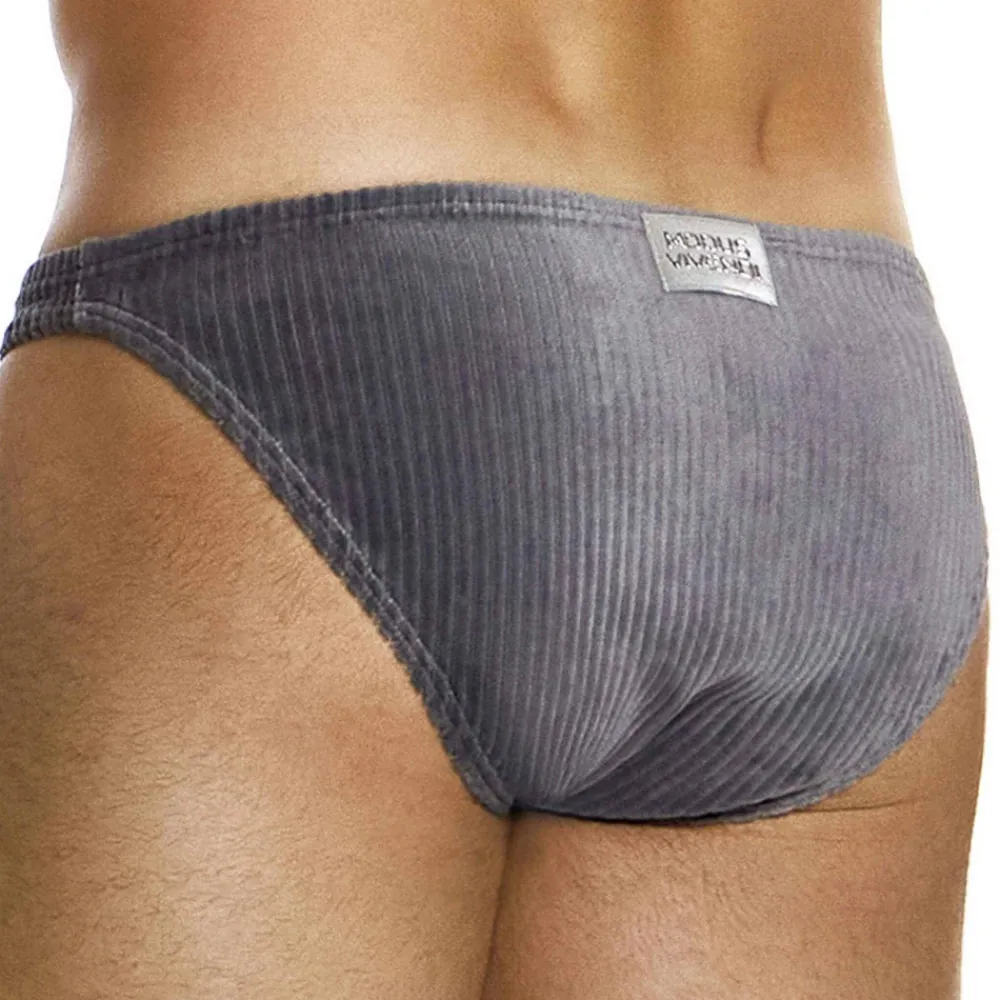 Modus Vivendi Mini Slips|Slips-Slip Low Cut Corduroy Gris