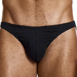 Modus Vivendi Mini Slips|Slips-Slip Low Cut en Lin Noir