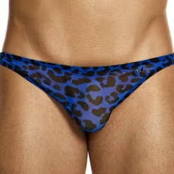 Modus Vivendi Slips Sexy-Slip Low Cut Léopard Bleu