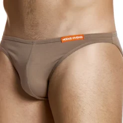 Modus Vivendi Mini Slips|Slips-Slip Low Cut Micro Knit Coton Marron