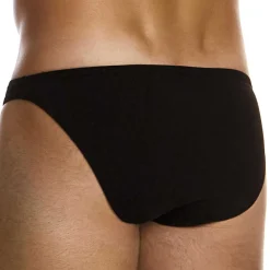 Modus Vivendi Mini Slips|Slips-Slip Low Cut Soie Noir