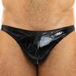 Modus Vivendi Slips Sexy-Slip Low Cut Viral Vinyle Noir