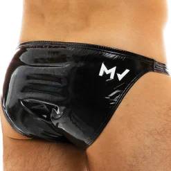 Modus Vivendi Slips Sexy-Slip Low Cut Viral Vinyle Noir