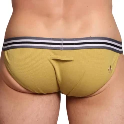 Marcuse Sous-Vêtements Push Up|Push Up-Slip Marche Vert Jaune