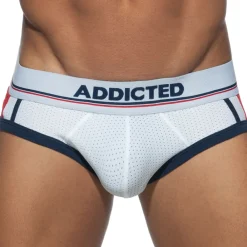 Addicted Sous-Vêtements Sport|Slips-Slip Mesh Sport - Blanc