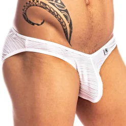 L'Homme invisible Mini Slips|Slips-Slip Micro Plissé Blanc