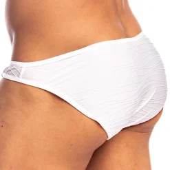 L'Homme invisible Mini Slips|Slips-Slip Micro Plissé Blanc