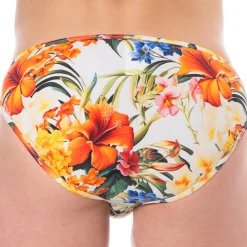 SKU Poche Ergonomique|Mini Slips-Slip Microfibre Tropical Summer Blanc