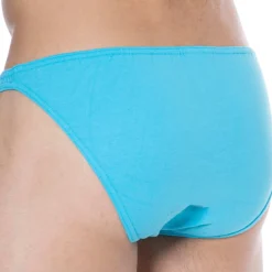 SKU Mini Slips|Slips-Slip Mini Coton Uni Turquoise